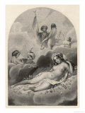 Paradise as Promised to Faithful Moslems is Chiefly Noted for Its Houris Giclee Print by Bourdet 