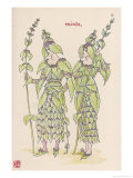 Mint Personified Giclee Print by Walter Crane