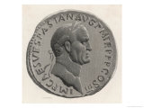 Titus Flavius Sabinus Vespasianus Roman Emperor (69-79) and Founder of the Flavian Dynasty Giclee Print by John Gilbert