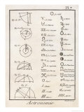 Astronomical Signs reproduction procédé giclée par Bernard 