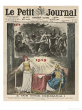 The Peace Treaty Avenges France for Her Loss of the Franco-Prussian War Giclee Print by Eugene Damblans