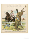 The Earl of Rosebery Falls from Power as His Liberal Party Lose the 1895 Election Reproduction procédé giclée par Franz Juttner
