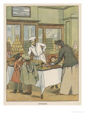 Buszard's Cake Shop reproduction procédé giclée par Francis Bedford