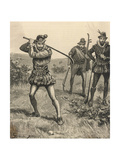 Three Seventeenth Century Golfers Giclee-trykk av Stanley Berkeley Three Seventeenth Century Golfers Giclee-trykk av Stanley Berkeley