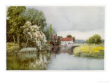 Essex Scenery: Passingford Mill on the Roding Giclee-trykk av L. Burleigh