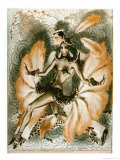 Josephine Baker Dancer in an Elaborate and Revealing Costume reproduction procédé giclée par Armand Vallee