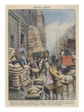 Londoners Prepare Blitz reproduction procédé giclée par Achille Beltrame