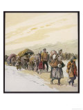 Starving Peasants Leave Their Lands Ruined by Soviet Agronomic Methods Lámina giclée por Carrey Starving Peasants Leave Their Lands Ruined by Soviet Agronomic Methods Lámina giclée por Carrey