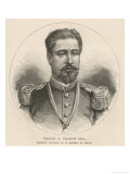 Hilarion Daza Bolivian General and Provisional President Giclee-trykk av Balillo