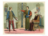 Henry VI with Richard the Duke of York Heir Apparent to the English Crown and Somerset Giclee Print by James Doyle
