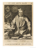 Christoph Clavius Bavarian Astronomer and Mathematician Giclée-Druck von Esme De Boulonois