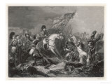Napoleon on the Battlefield Watched Curiously by a Highlander Giclee Print by Audibran 