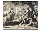 Orpheus Enchants the Animals and Trees with His Music Giclee Print by Briout 