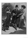 Jessie Kenney and Vera Wentworth Ambush and Capture Asquith Giclee-trykk av Samuel Begg Jessie Kenney and Vera Wentworth Ambush and Capture Asquith Giclee-trykk av Samuel Begg