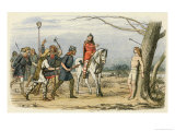 Edmund King of East Anglia is Killed by the Danes Reproduction procédé giclée par James Doyle