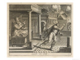 His Habit of Murdering and Eating His Guests Gives Lycaon a Bad Reputation as a Host So Zeus Giclee Print by Briout 