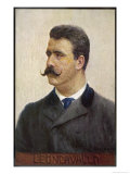 Ruggero Leoncavallo Italian Opera Composer reproduction procédé giclée par Eichhorn 