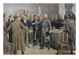 General Von Yorck Urges the East Prussian Diet at Konigsberg to Take Decisive Action Giclee Print by Woldemar Friedrich