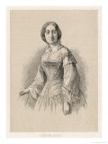 Georges Sand Alias Aurore Dudevant French Writer Giclee Print by A. Collette