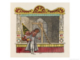 Punch Teaches Jack Ketch How to Hang a Man Giclee Print by George Cruikshank