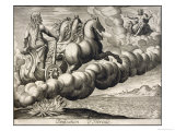 At the End of His Heroic Life Hercules is Accepted by the Gods as One of Themselves reproduction procédé giclée par Briout 