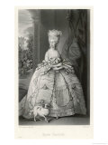 Charlotte Sophia of Mecklenburg-Strelitz Queen of George III Reproduction procédé giclée par G.h. Every