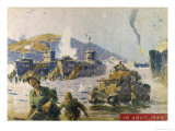 Operation Dragoon the Successful Allied Invasion of Southern France Giclee Print by A. Brenot