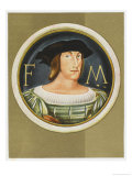Francois I of France, King from 1515-1547 Giclee Print by Jean Clouet