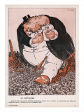 The Real Social Enemy is the Capitalist Who Tramples the People and Grabs the Gold reproduction procédé giclée par Galantara 