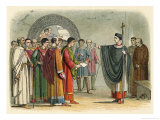 Thomas Becket Refuses to Seal the Constitutions of Claredon Giclee Print by James Doyle