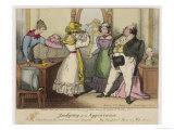 Lady Accompanied by Her Somewhat Older Husband Tries Giclee-trykk av T.l. Busby