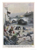 At Nablus Palestinians Rebel Against British Mandate Giclee Print by Achille Beltrame