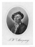 Friedrich Wilhelm Marpurg German Musician Giclee-trykk av Gollinger Berlin