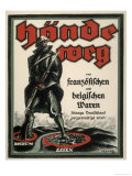 Germans Warned off Buying French and Belgian Goods During the Occupation Giclée-Druck von Frenzel 
