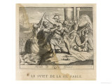 After the Fall of Troy Hecuba Wife of Priam Once Its Queen Becomes a Slave the Propert of Odysseus reproduction procédé giclée par Briout 