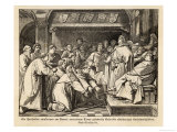 The Hanseatic League Judges Rule-Breaking Traders Giclee Print by Erhardt 