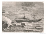 The Union Ship "San Jacinto" Halts the "Trent" and Confederate Delegates are Arrested Giclee Print by Alphonse De Neuville