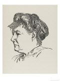 May Sinclair (Mary Amelia St. Clair Sinclair) Short Story Writer Giclée-Druck von Powys Evans