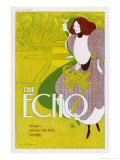 Poster for the Echo, Chicago's Humorous and Artistic Fortnightly Giclee Print by Will H. Bradley