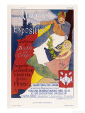 Poster for Special Exhibition Edition of Le Diable Au Corps Anvers Belgium Lámina giclée por H. Evenepoel