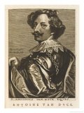 Antony Van Dyck Flemish Painter Court Painter to Charles I reproduction procédé giclée par Nicolas de Larmessin