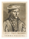 Reinier Gemma Alias Frisius Dutch Mathematician and Medical Reproduction procédé giclée par Esme De Boulonois