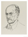 Gilbert Murray Classical Scholar reproduction procédé giclée par Powys Evans