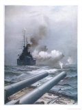 Montague Dawson - In a Naval Engagement off Heligoland the Montague Dawson - In a Naval Engagement off Heligoland the