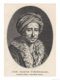 Johann Joachim Winckelmann German Archaeologist and Art Critic Giclee-trykk av Ballido