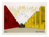 Shell Oil and Petrol reproduction procédé giclée par Jean D'Ylen