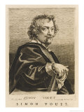 Simon Vouet French Painter Reproduction procédé giclée par Esme De Boulonois