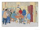 Registration of a Marriage by Free Choice Giclee Print by Lei Cheng-min Registration of a Marriage by Free Choice Giclee Print by Lei Cheng-min