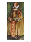 Her Farthingale May be the Height of Fashion Giclee Print by Dion Clayton Calthrop