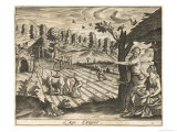 The Second Age of Human History Voluptuous and Godless Compared with the Age of Gold Giclee Print by Briout 